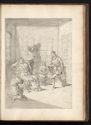 Leonnatus Comforts the Women Mourning Darius III