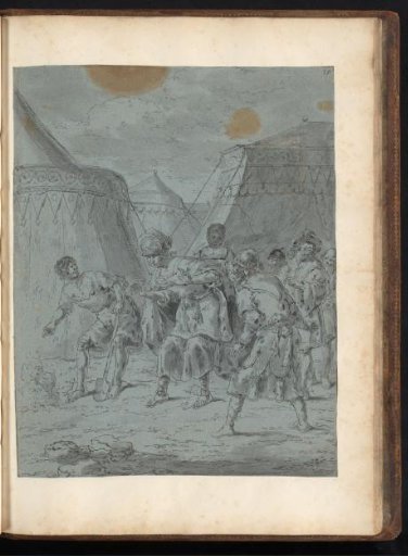 Proxenus Discovers an Oil Spring in the Camp of Alexander the Great