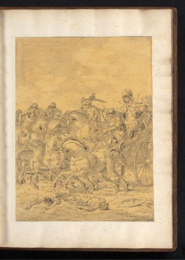 Philip II of Macedon and Alexander the Great at age 17 in battle against Thebes