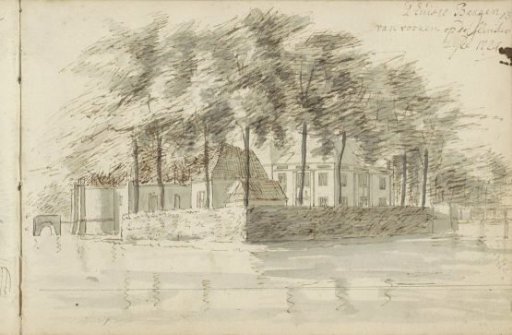 House at Ramp or Rampenbosch Castle in Bergen