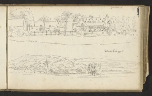 Castle at Germerzeel and views of Donsbrüggen in Germany