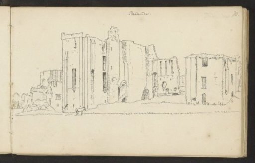 Ruin of Brederode Castle at Santpoort