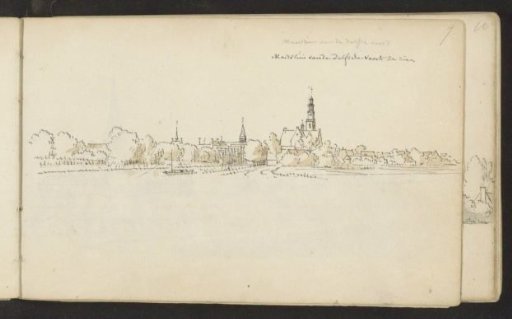 Maassluis viewed from the Delftse Vaart