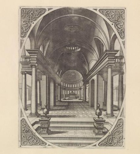 View in the Nave and Choir of a Church