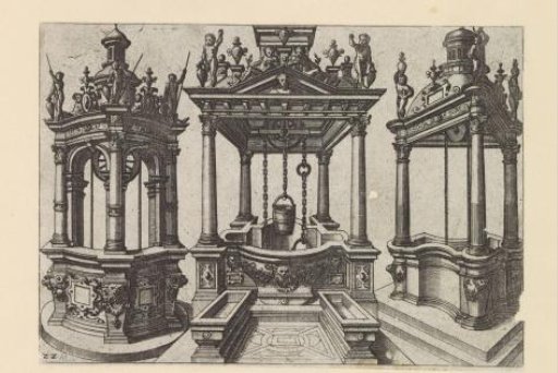 Three wells, one is semicircular