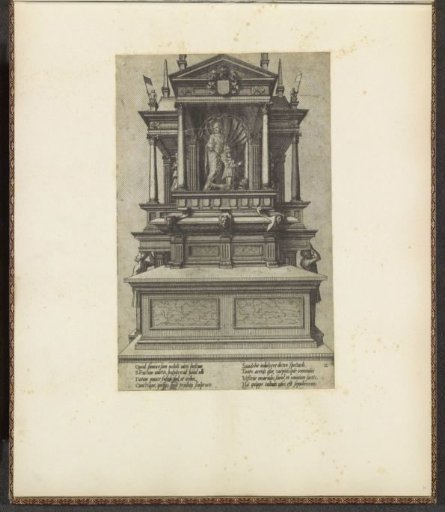 Architectural tomb monument for a nobleman