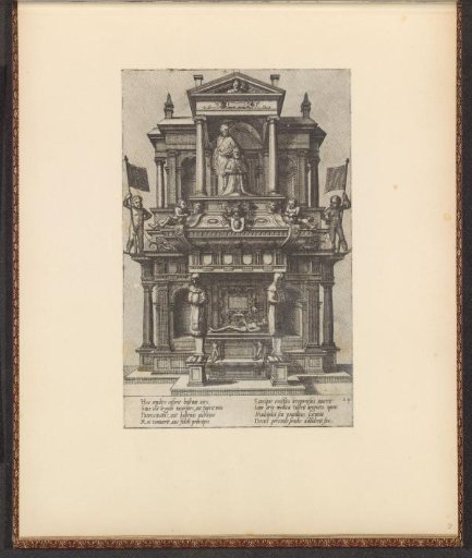 Architectural monument with Saint Peter