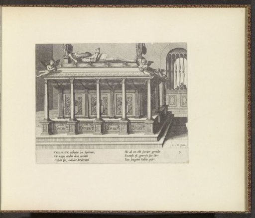 Free-standing tomb monument for a man, with a high pedestal