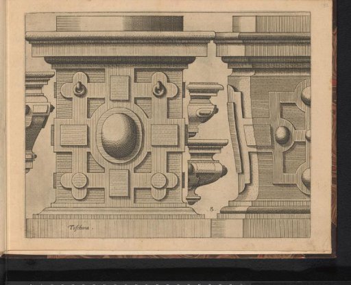 Full and half pedestals and three consoles