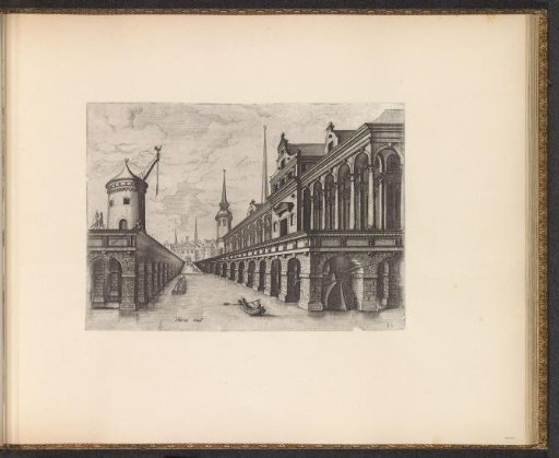 Monumental harbor buildings