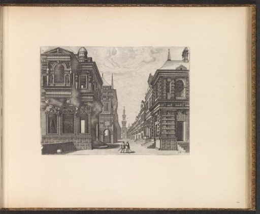 Street with two men