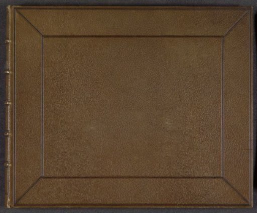 Album with depictions of fountains and architectural perspectives