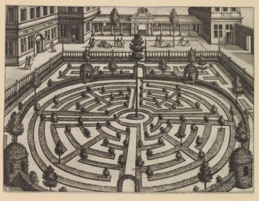 Garden with a Round Parterre