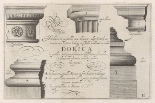Doric column and basement