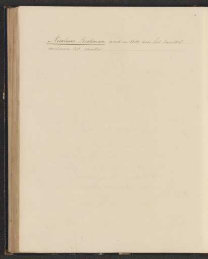 Note on the Effigy of Nicolaas Beeckman in the Basilica of Our Lady in Maastricht