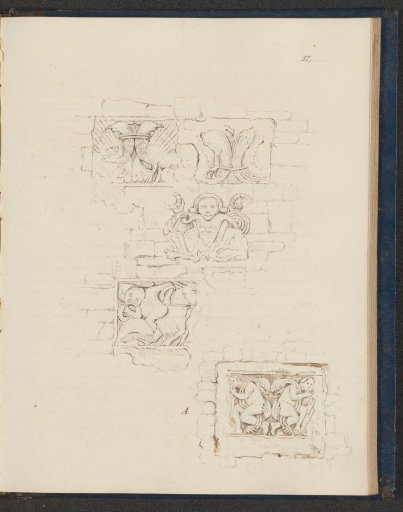 Reliefs in the crypt of the Basilica of Our Lady in Maastricht