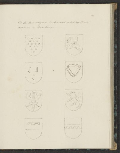 Coats of arms in the Walloon Church in Arnhem