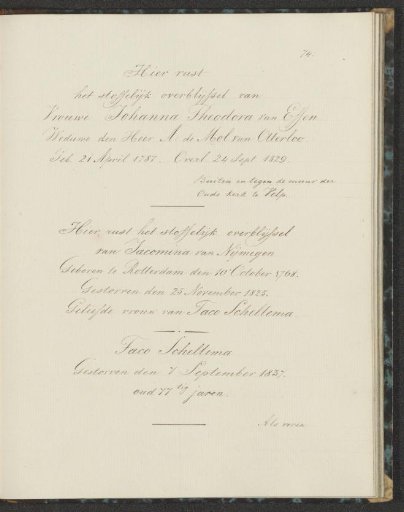 Inscriptions in the vicinity of Arnhem