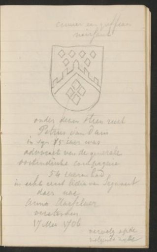 Inscriptions and Coat of Arms in the Oude Kerk, Amsterdam