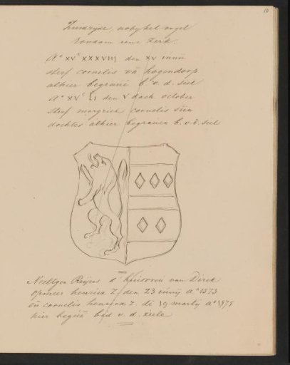 Epitaphs and coat of arms in the Oude Kerk in Amsterdam