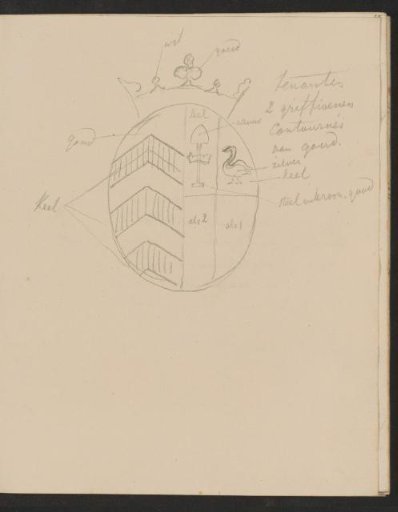 Coat of arms in the Oude Kerk in Amsterdam