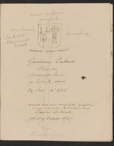 Inscription and Coat of Arms in the New Church in Amsterdam