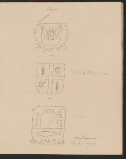 Coats of arms in the Oude Kerk in Amsterdam