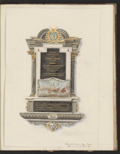 Monument to Cornelis Jansz. de Haen in the Old Church in Amsterdam