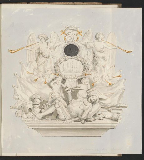 Monument to Abraham van der Hulst in the Old Church in Amsterdam