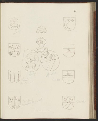 Coats of arms in the Oude Kerk, Amsterdam
