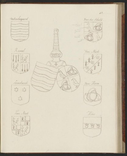 Coats of arms in the Oude Kerk, Amsterdam