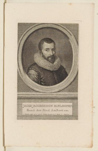 Portrait of Jacob Jacobszoon Hinlopen