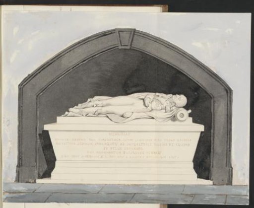 Monument to Jan Hendrik van Kinsbergen in the New Church in Amsterdam