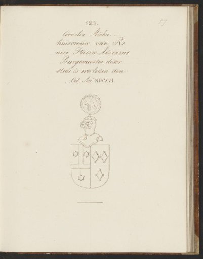 Inscription and Coat of Arms in the New Church in Amsterdam
