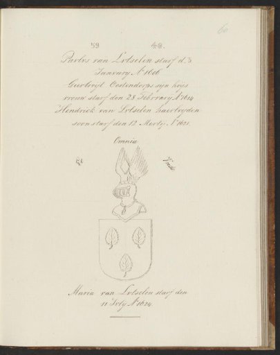 Inscription and Coat of Arms in the New Church in Amsterdam