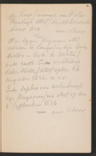 Inscriptions in the New Church in Amsterdam