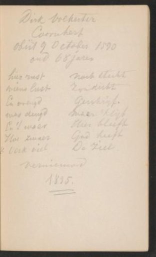Inscriptions in the New Church in Amsterdam