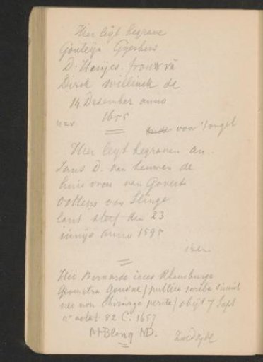 Inscriptions in the New Church in Amsterdam