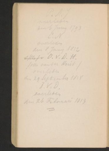 Inscription in the New Church in Amsterdam