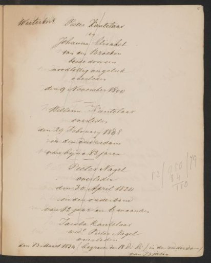 Inscription in the Westerkerk in Amsterdam