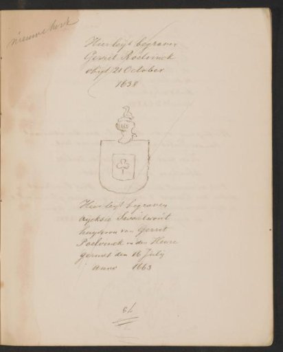 Inscriptions and Coat of Arms in the New Church in Amsterdam