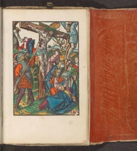 Christ on the Cross Pierced by a Lance