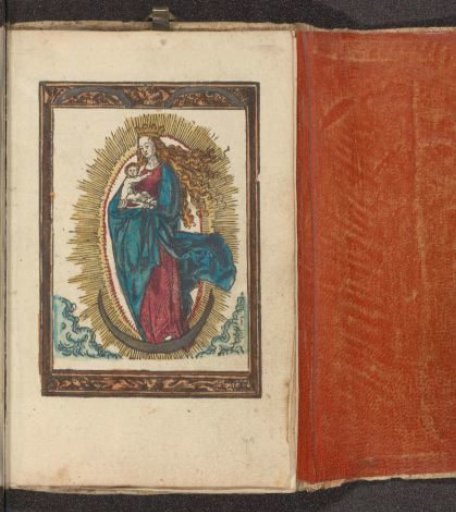 Mary as Queen of Heaven Standing on the Crescent Moon