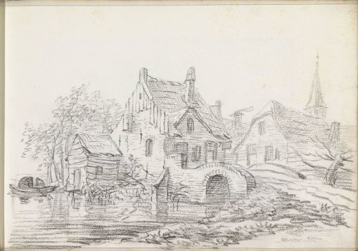 Village on a waterfront
