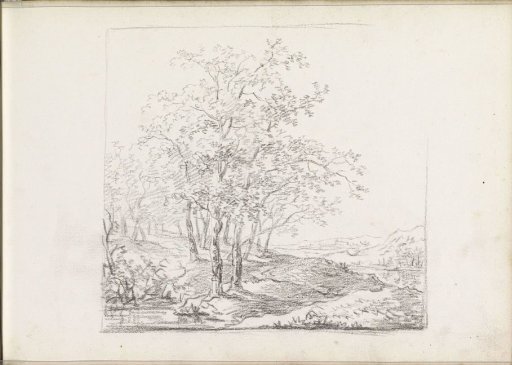 Hilly landscape with a river