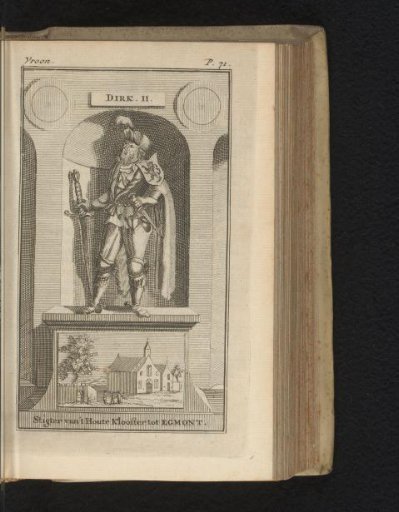 Count Dirk II, founder of the Abbey of Egmond