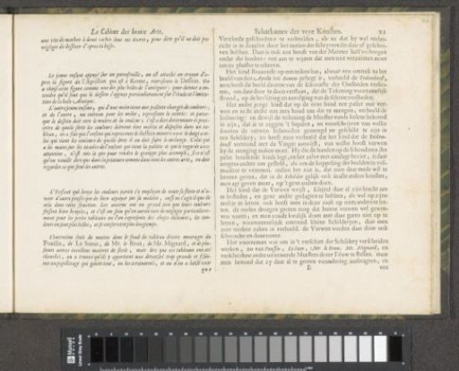 Text plate on Painting