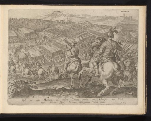 Retreat of Pietro Strozzi during the Battle of Marciano