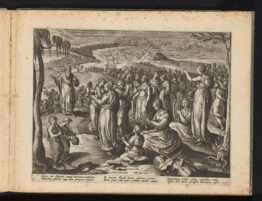 Moses and the Israelites Raise a Song of Thanksgiving