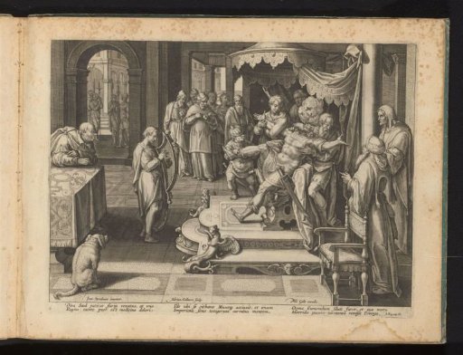David Plays His Harp for King Saul